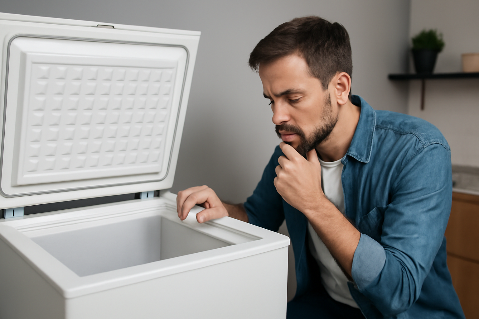 Imagem ilustrativa: Freezer não liga: causas comuns, verificações seguras e quando consertar